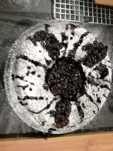 Cake after fixing - ready for turn-in.